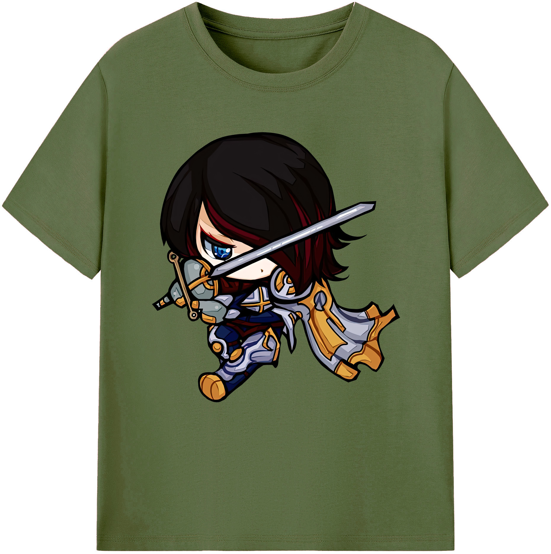 リーグ・オブ・レジェンド League of Legends LOL 綿100％半袖Tシャツ（フロントプリント）